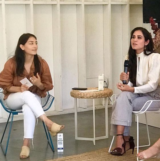 Kimberly Snyder giving answer in the interview