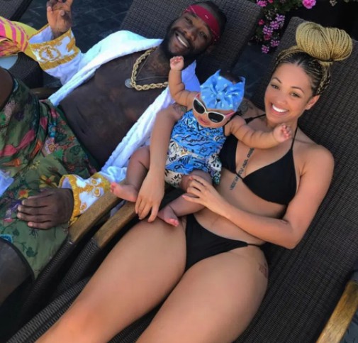 Jessica Scales-Wilder's ex-husband Deontay with his current girlfriend Telli Swift and their kids