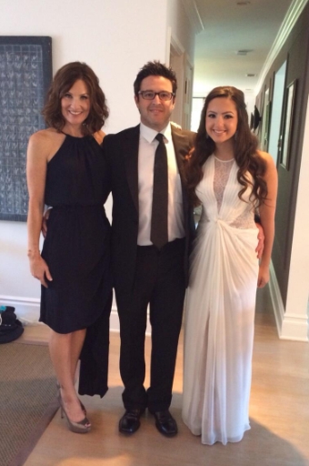 Andy Lassner with his wife Lorie and their daughter Erin