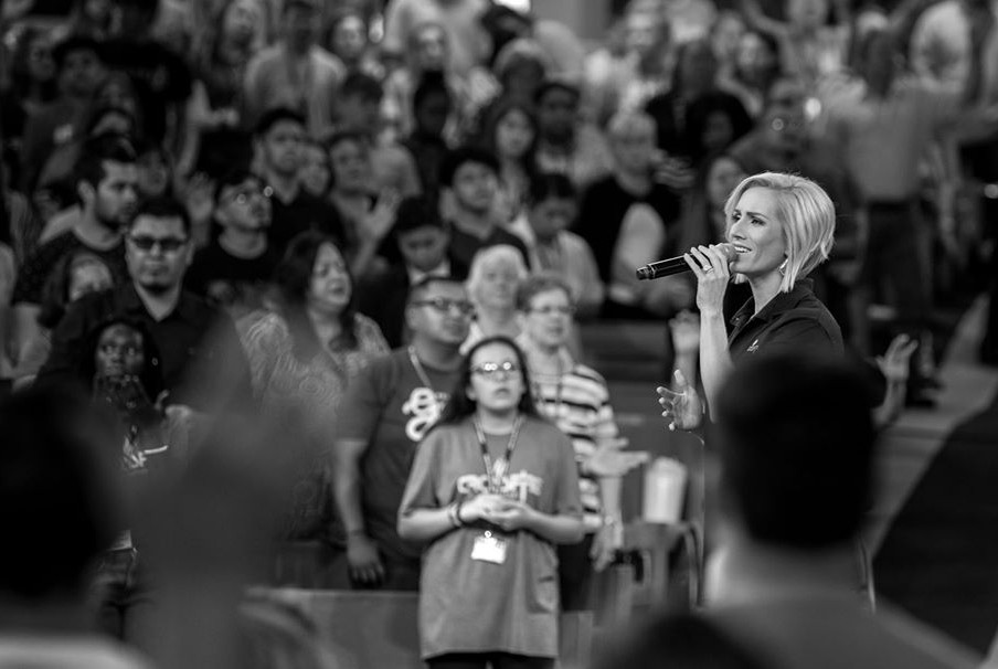 Jill Swaggart working as a pastor