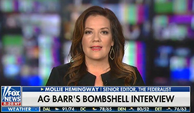 Mollie Hemingway reporting from the studio