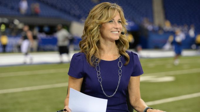 Suzy Kolber reporting in the filed