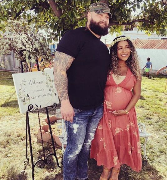 Cadyn Rotunda's father Bray with his current wife