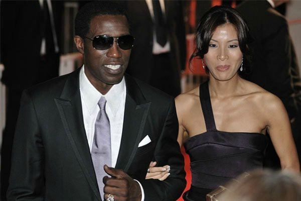Wesley Snipes with his wife Nakyung Park