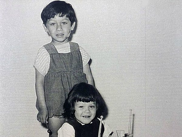 Alex Van Halen with his siblings brother Eddie Van Halen in their childhood picture 