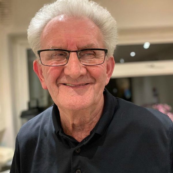 Grandad Frank posing for a picture