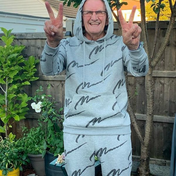 Grandad Frank posing for a picture