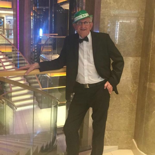 Grandad Frank posing for a picture