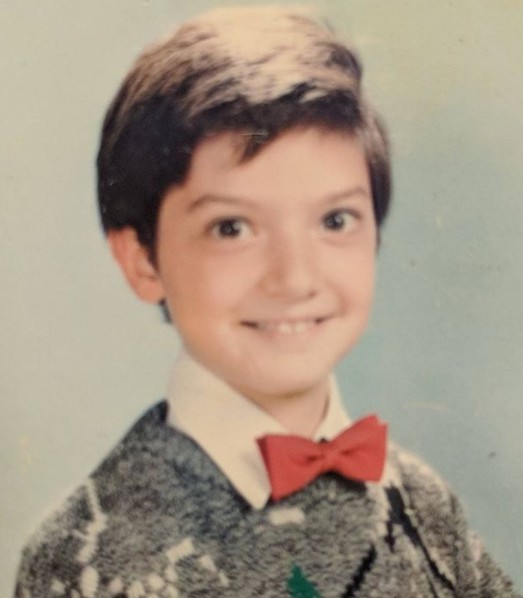 David Alpay's childhood picture