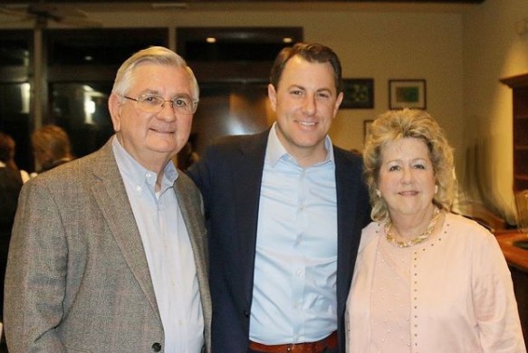 Todd Piro with his parents