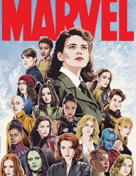 Hayley Atwell featured in the Marvel poster along with her other co-actors