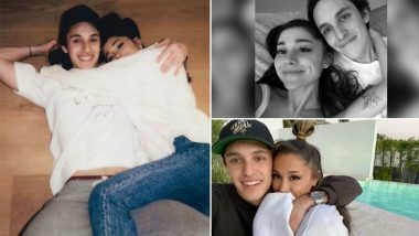 Dalton Gomez with his fiancee Ariana Grande