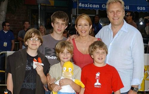 Constantine Yankoglu's ex-wife Patricia Heaton with his family