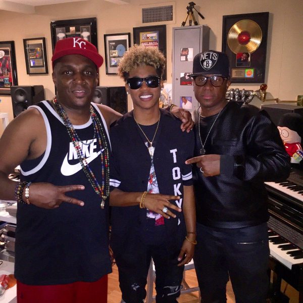 Darrell Delite Allamby with his friends