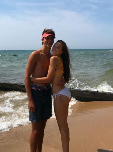 Hannah Meloche with her boyfriend Jacob Hoexum