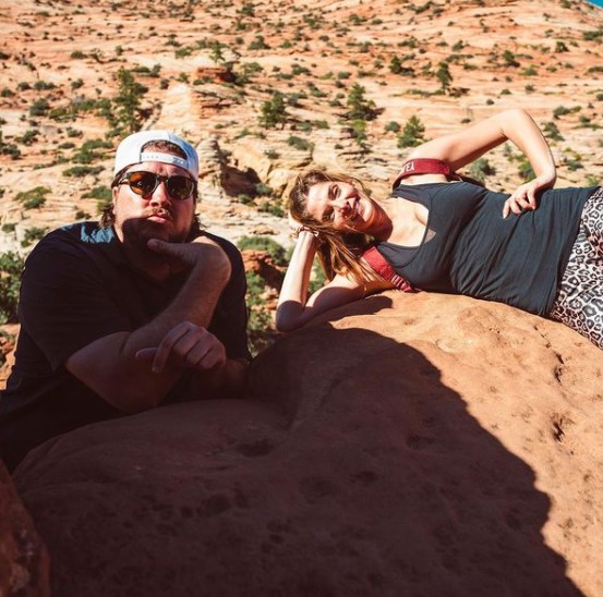 Tanner Beard with his female friends