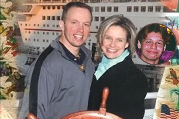 Jeremy with his ex-wife