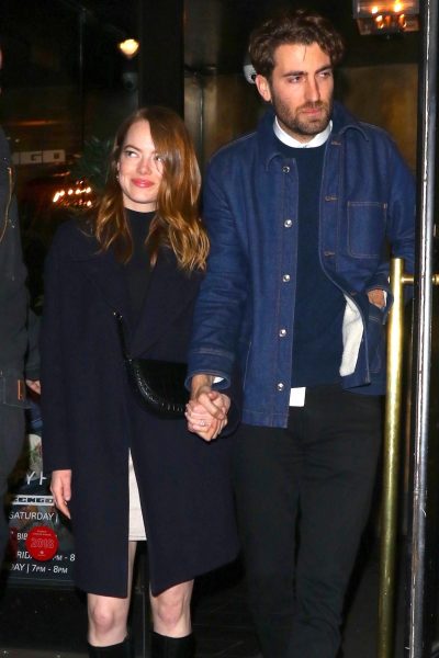 Dave and Emma stone ready for party