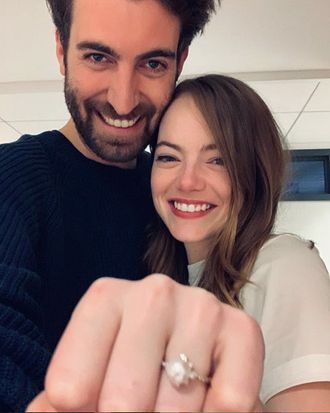 Dave engagement with Emma stone