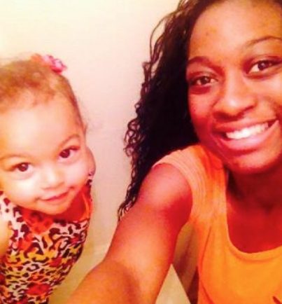 Angela Victoria Johnson with her daughter Chole Chrisley