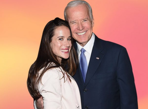 Ashley Biden with her father Joe