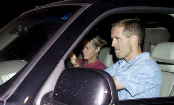 Beau Biden driving the car