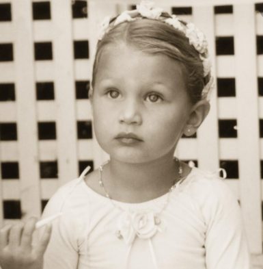 Bella Hadid childhood photo