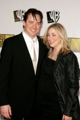 Brendan Fraser photo with his ex-wife Afton Smith 