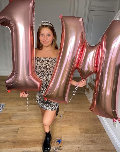 Durazzo celebrating her 1 million followers on Instagram