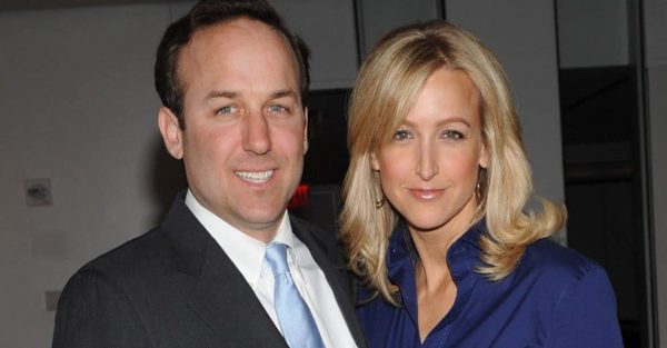 Caption :David Haffenreffer and his ex-wife Lara Spencer posing for the Photo