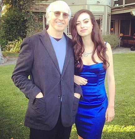 Romy David with her father