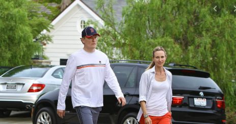 Liza Powel O'Brien with Conan O’Brien