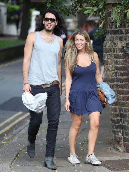 Laura brand with her husband Russell Brand