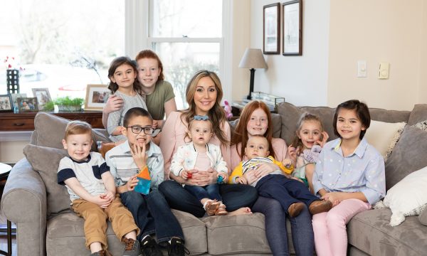 Anna with children