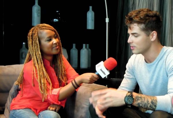 Caption: Jesse Giddings with his car