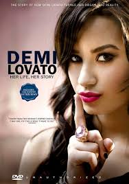 Caption: Demi Lovato in the poster