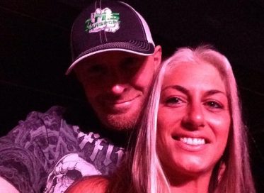 Jessica Samko clicking selfie with her husband Derek Smith