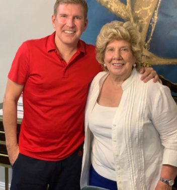 Faye Chrisley with her son Todd Chrisley