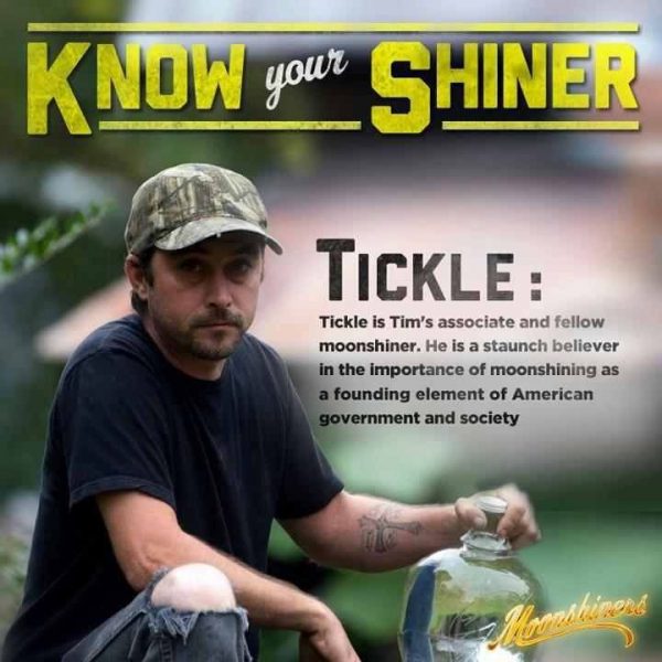 Caption: Steven Ray Tickle in the magazine