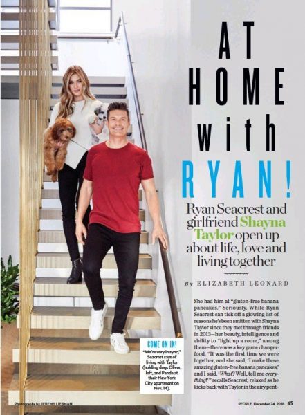 Caption: Shayna Taylor and Rayn Seacrest in the magazine