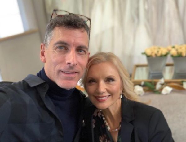 Teryl Rothery with her friend
