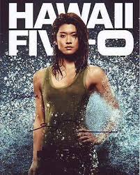 bijschrift: Grace Park in de poster 