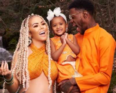 D.C. Young Fly with his wife Jacky Oh and daughte