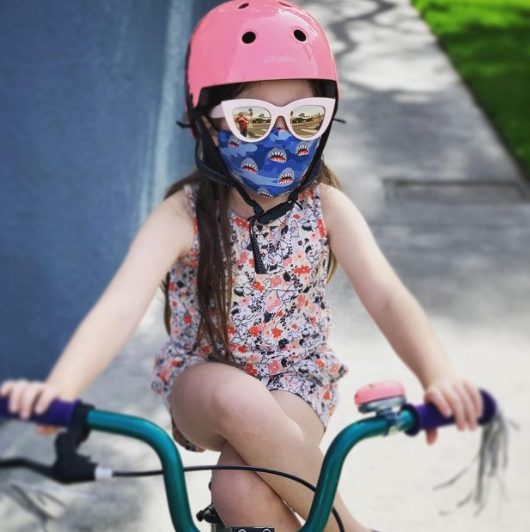 Vivien Lyra Blair photo with her cycle