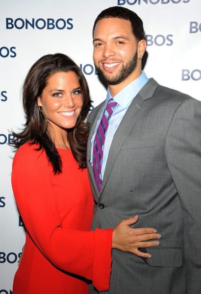 Deron Williams with his wife Amy Young Williams