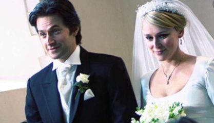 Daniela Denby-Ashe in a photoshoot with her co-actor Richard Armitage