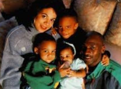 Marcus Jordan family photo 
