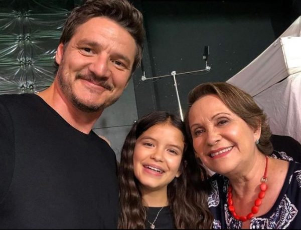 Adriana Barraza with her husband and beautiful wife