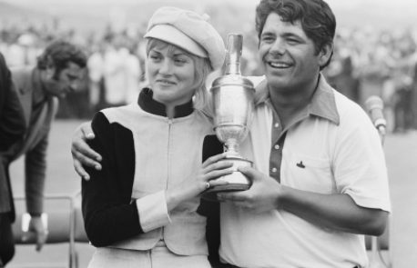 Lee Trevino with his ex-wife 