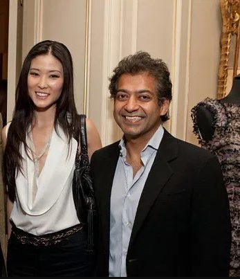 Naval Ravikant with his wife Krystle Cho
